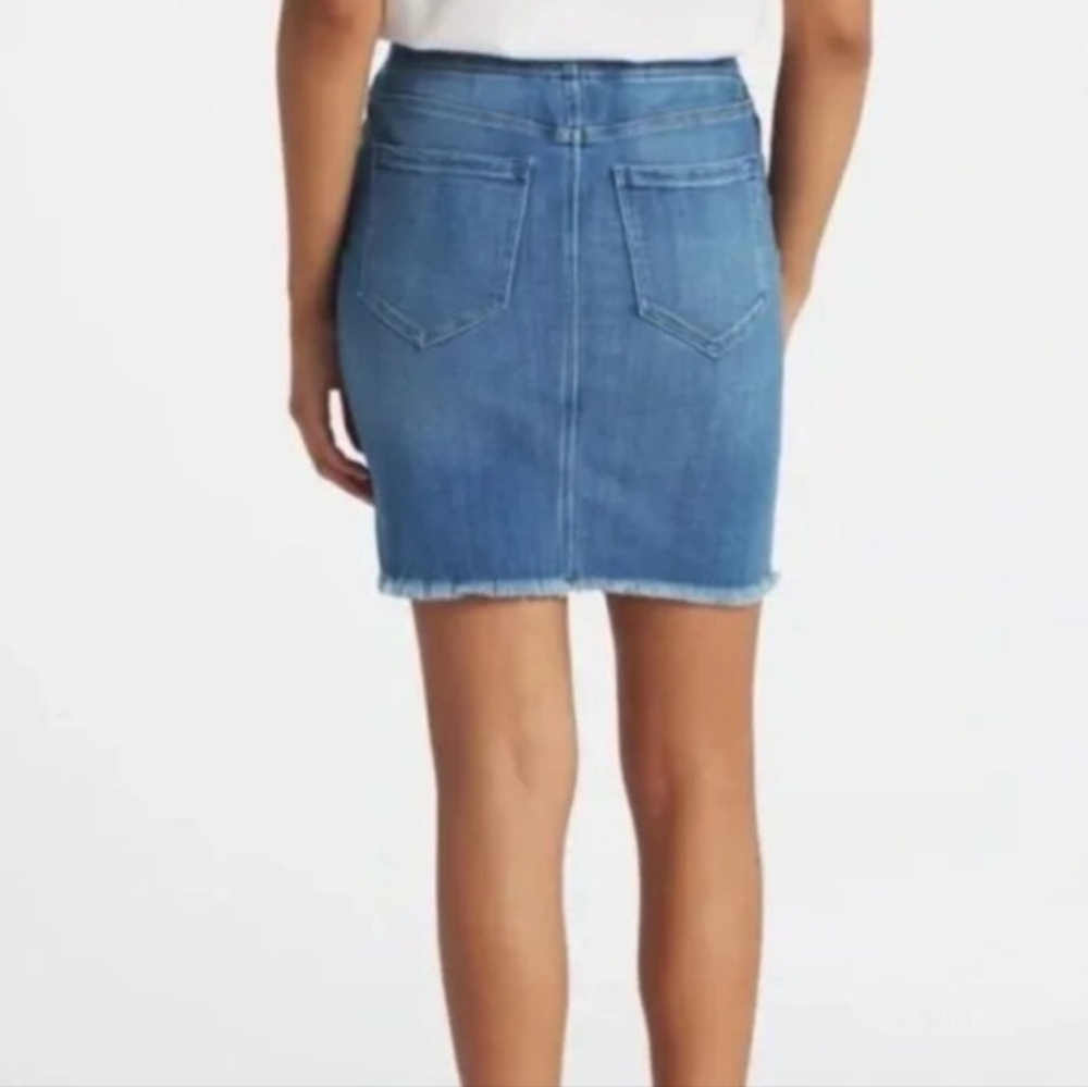 NWT Stitch Fix Liverpool Cat Eye Pull-On Skirt Indigo Color Rose Canyon 27/4 - Picture 2 of 16